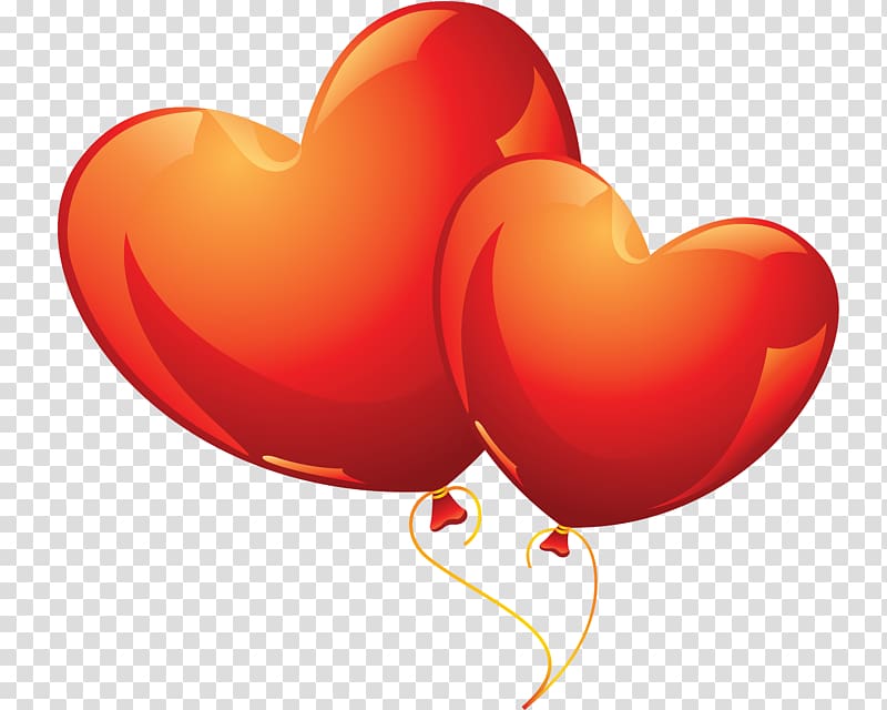 Heart Balloon , balon transparent background PNG clipart