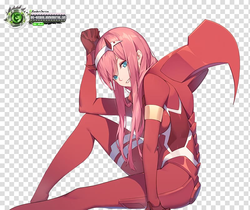 Free: Character Drawing  Anime, Darling in the franxx transparent  background PNG clipart 