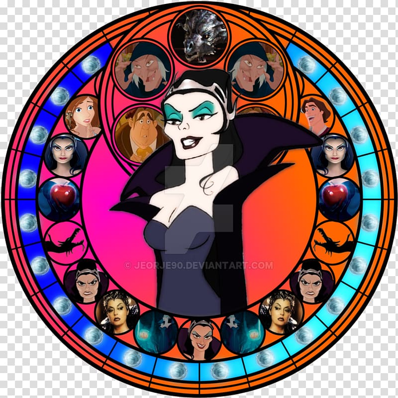 Stained glass The Black Cauldron Horned King The Walt Disney Company, glass transparent background PNG clipart