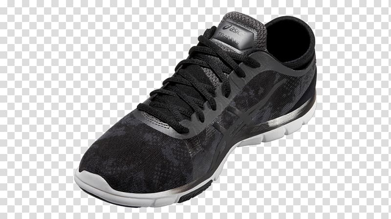 Sports shoes Nike Free Black White, wide tennis shoes for women aerobics transparent background PNG clipart