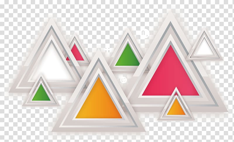 Triangle Geometry, Color geometric triangle transparent background PNG clipart
