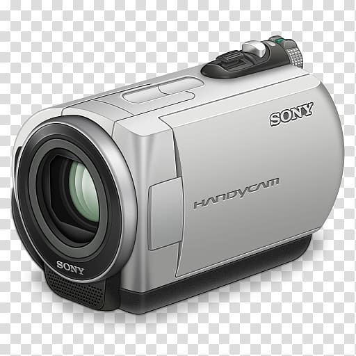 gray and black Sony Handycam, multimedia output device digital camera cameras & optics, Sony handycam transparent background PNG clipart