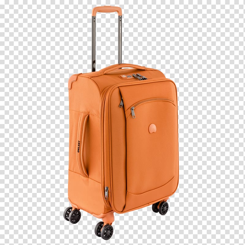 Air travel Delsey Suitcase Hand luggage, suitcase transparent background PNG clipart