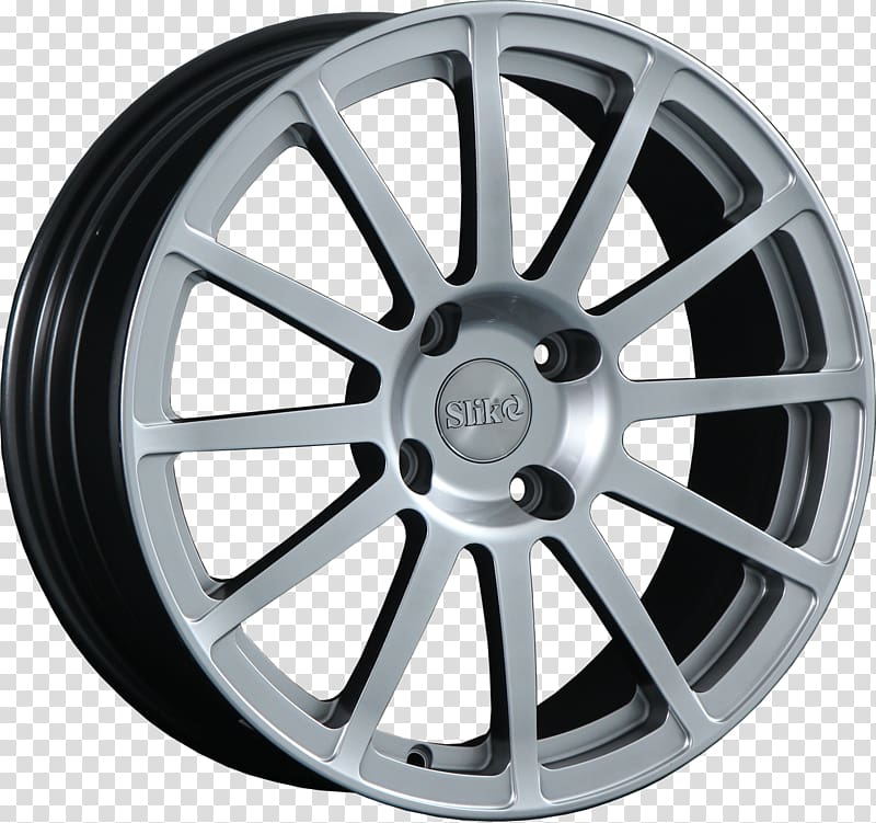 Alloy wheel Car Kia Rio Tire Racing slick, car transparent background