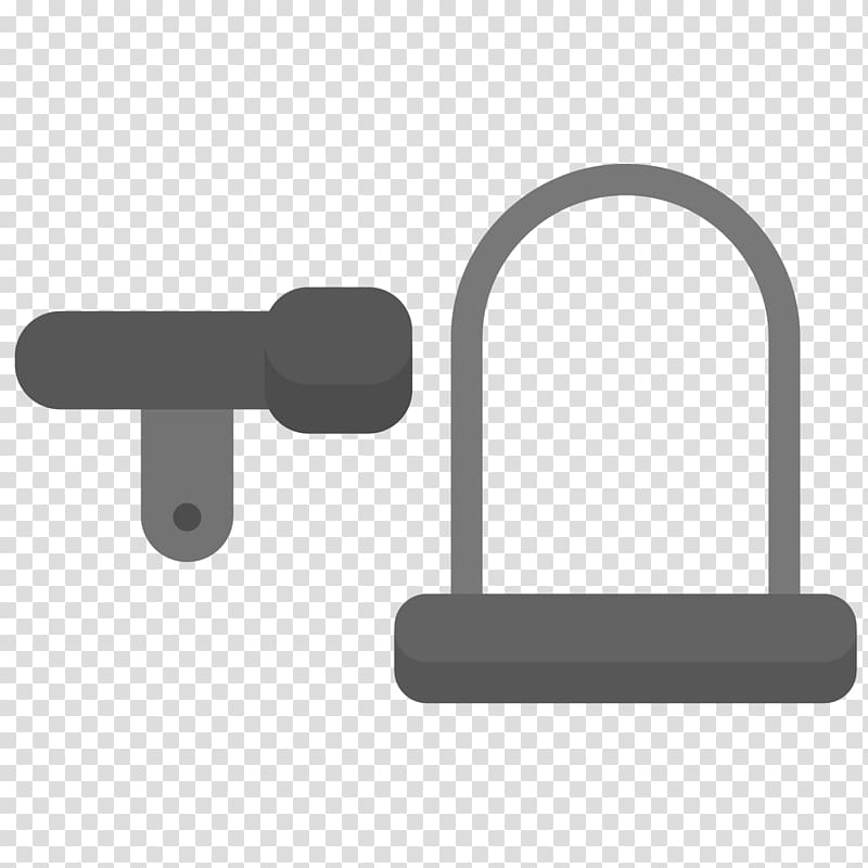 Bicycle lock, cartoon bike lock key transparent background PNG clipart
