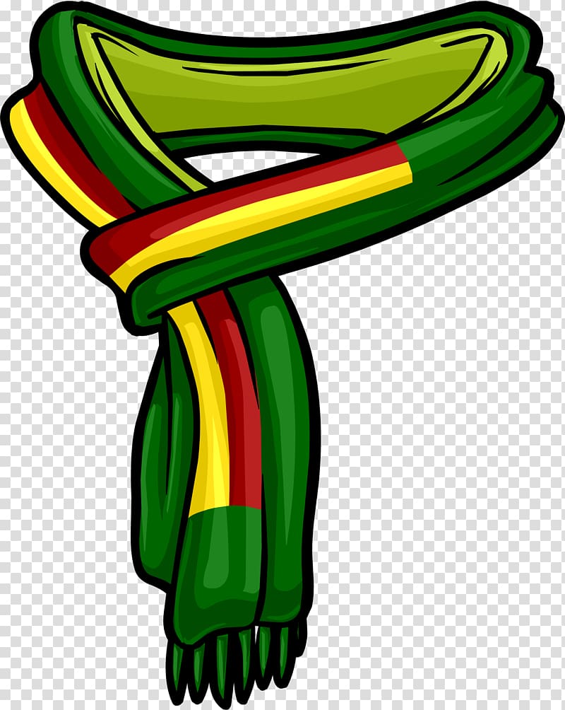 green, yellow, and red scarf illustration, Reggae Scarf transparent background PNG clipart