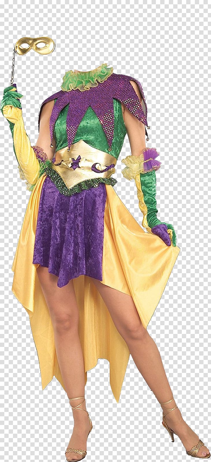 Mardi Gras in New Orleans Costume party Dress, mardi gras transparent background PNG clipart