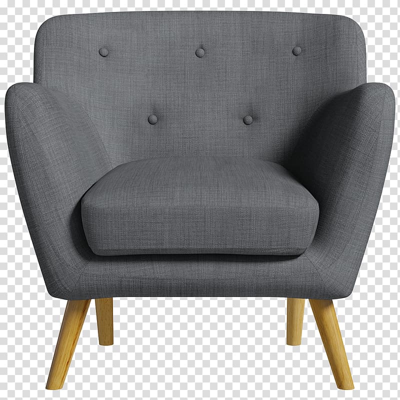 Fauteuil Scandinavia Chair Couch Foot Rests, pull buckle armchair transparent background PNG clipart