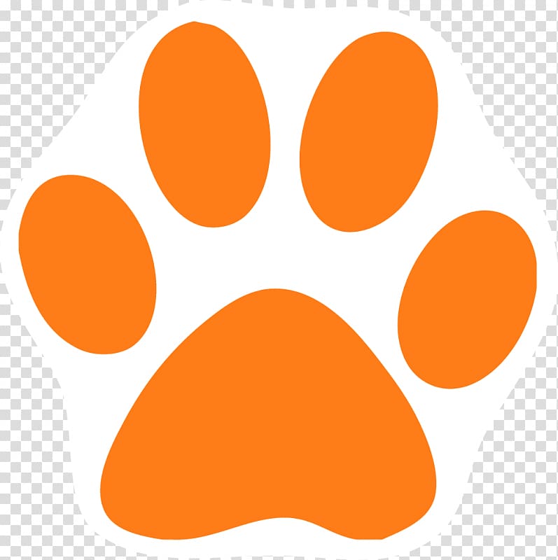 Dog Cougar Paw , Orange Cat transparent background PNG clipart