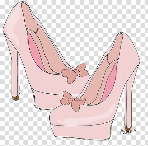 High-heeled shoe Drawing High-heeled shoe Court shoe, others transparent background PNG clipart