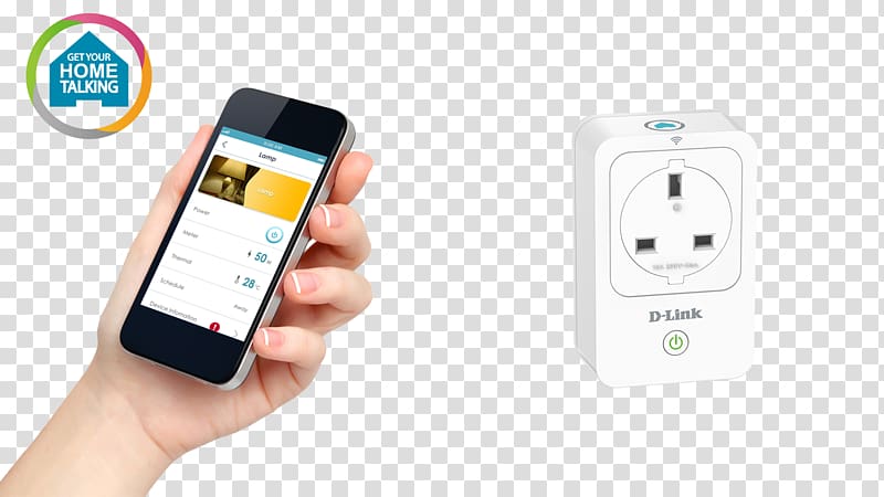 Wireless Smart Plug DSP-W215 Home Automation Kits Android D-Link AC power plugs and sockets, android transparent background PNG clipart