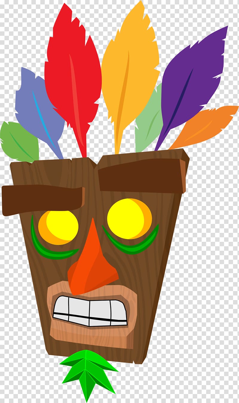 Aku Aku Crash Bandicoot, Aku Aku transparent background PNG clipart