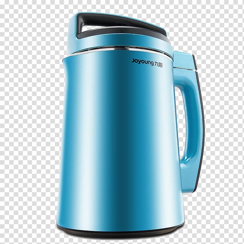 Soy milk Joyoung Kettle Specialty store, 9 Yang light blue smart soya-bean milk machine transparent background PNG clipart