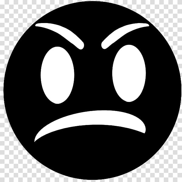 Anger Face Smiley , Angry Face transparent background PNG clipart