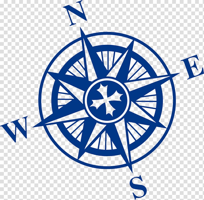 blue compass , Compass rose North , Nautical transparent background PNG clipart