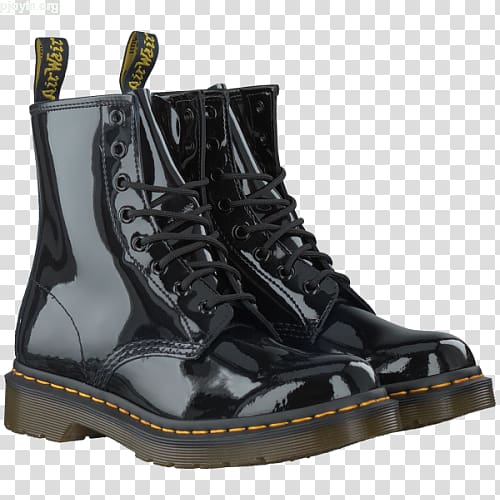 Motorcycle boot Dr. Martens Shoe Patent leather, boot transparent background PNG clipart