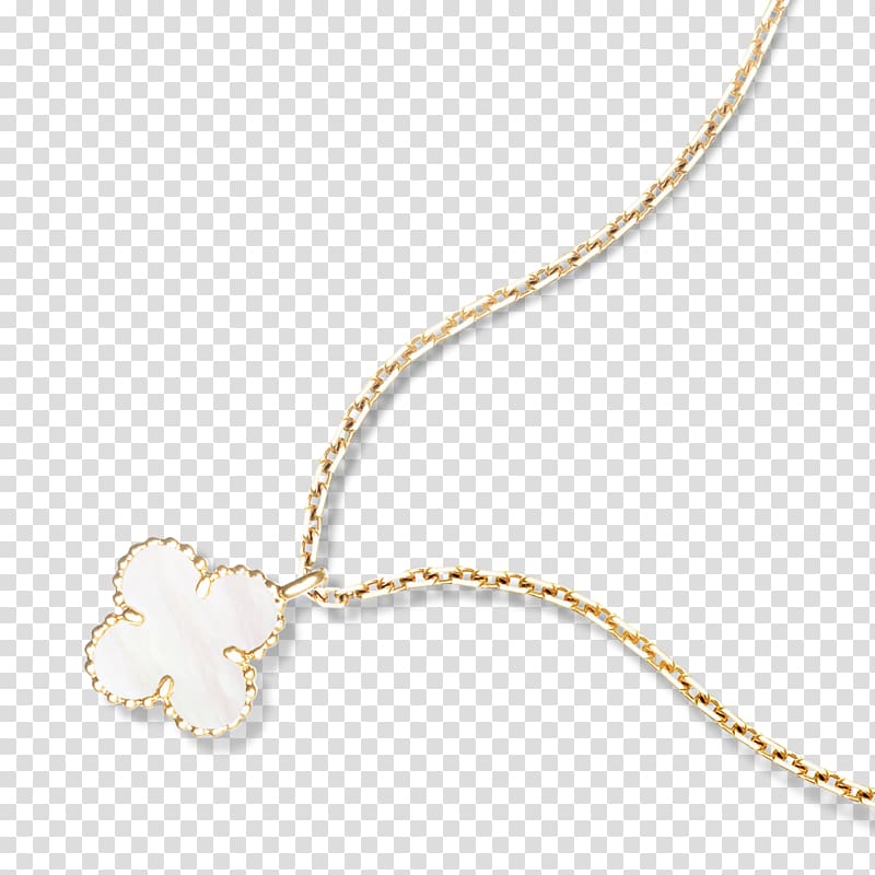 Van Cleef & Arpels Charms & Pendants Necklace Colored gold Nacre, necklace transparent background PNG clipart