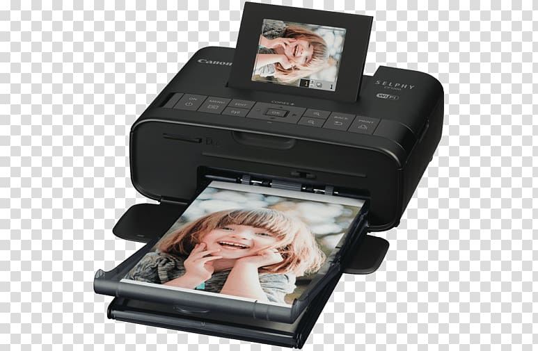 Canon SELPHY CP1200 Compact printer Printing Dye-sublimation printer, printer transparent background PNG clipart