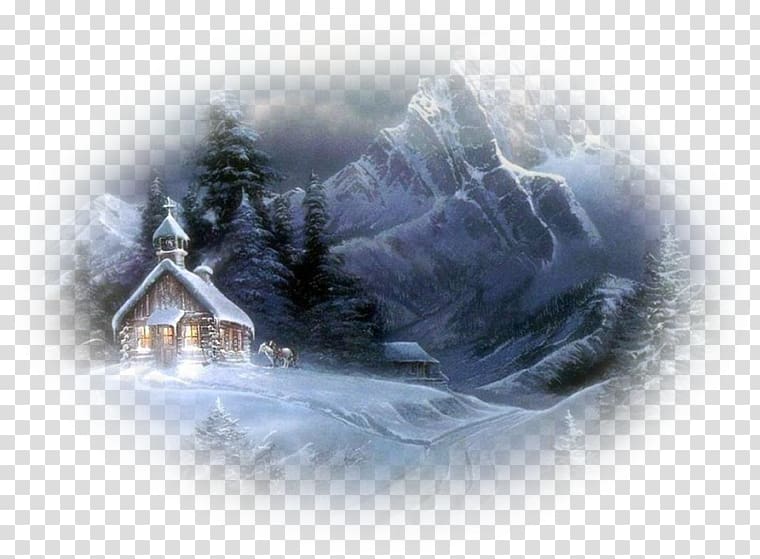 Christmas card Santa Claus, christmas transparent background PNG clipart