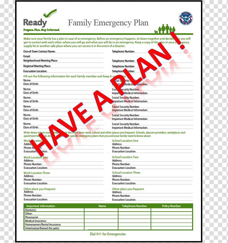 Preparedness Plan Severe weather Emergency management Disaster, others transparent background PNG clipart