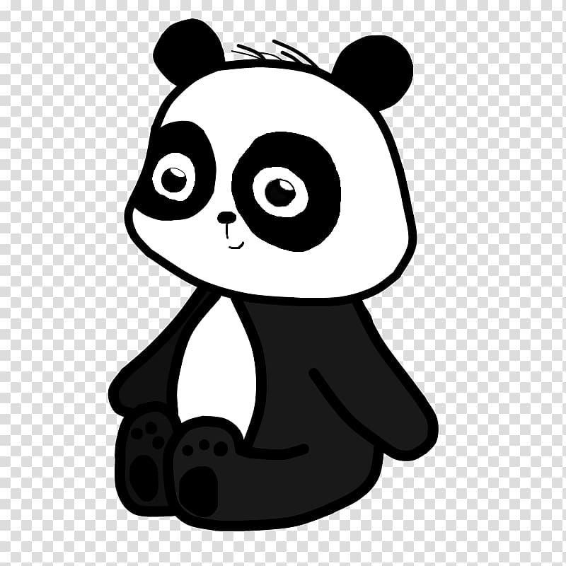 Giant panda Doodle Bear Cat , bear transparent background PNG clipart