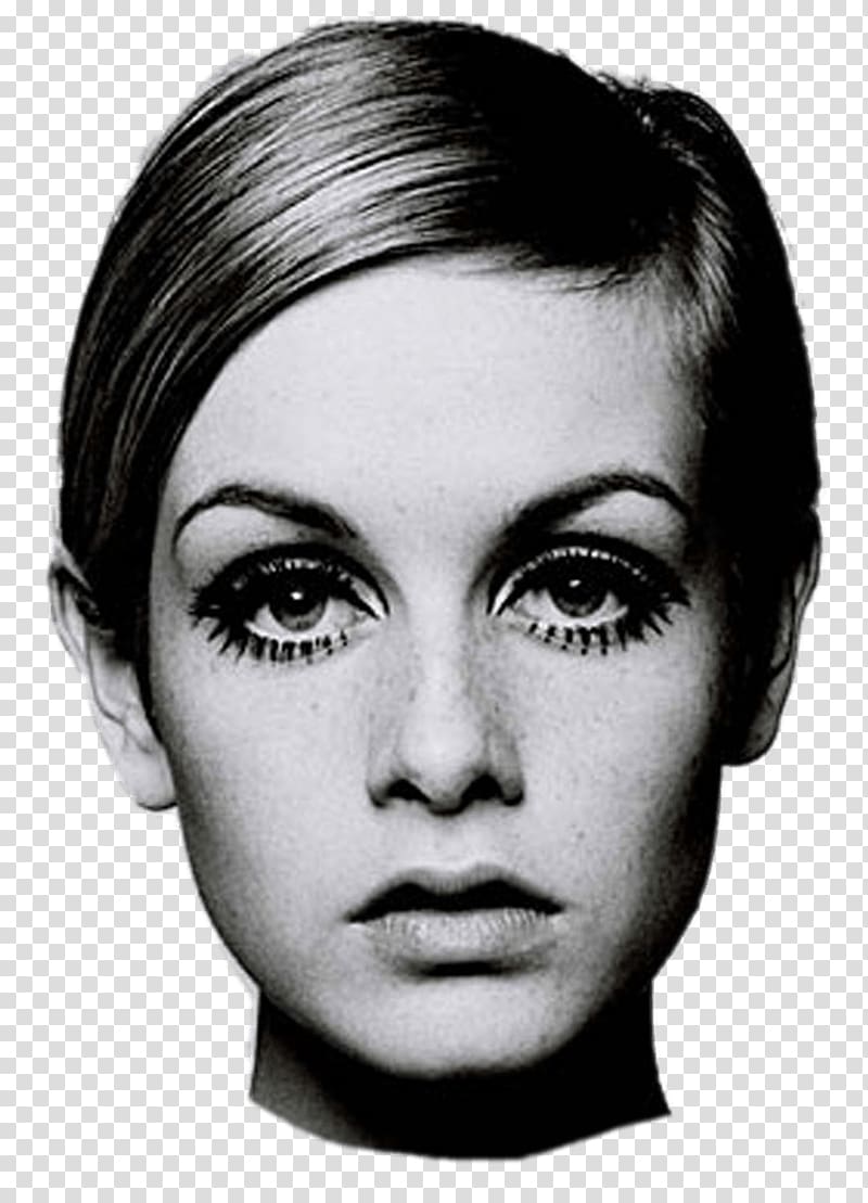 Twiggy 1960s America\'s Next Top Model Fashion, 60\'s transparent background PNG clipart