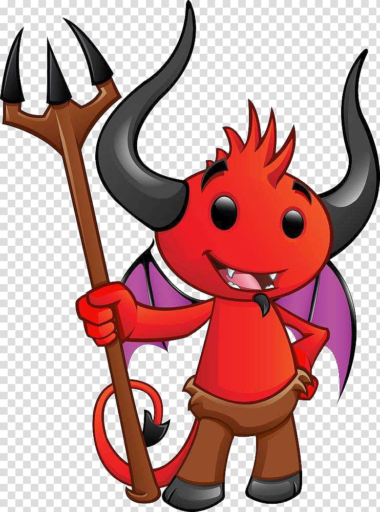 Devil Demon , Happy Satan transparent background PNG clipart