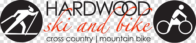 Hardwood Ski and Bike Logo Font Brand Product, mountain path transparent background PNG clipart
