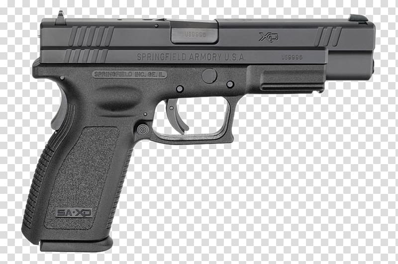 Springfield Armory XDM HS2000 .45 ACP Firearm, weapon transparent background PNG clipart