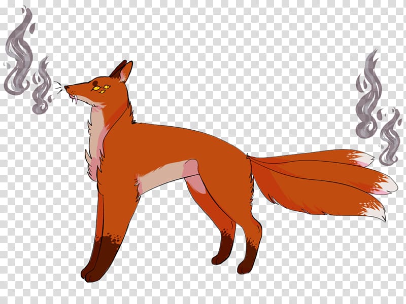 Red fox Cartoon Character Wildlife Tail, tandoor transparent background PNG clipart