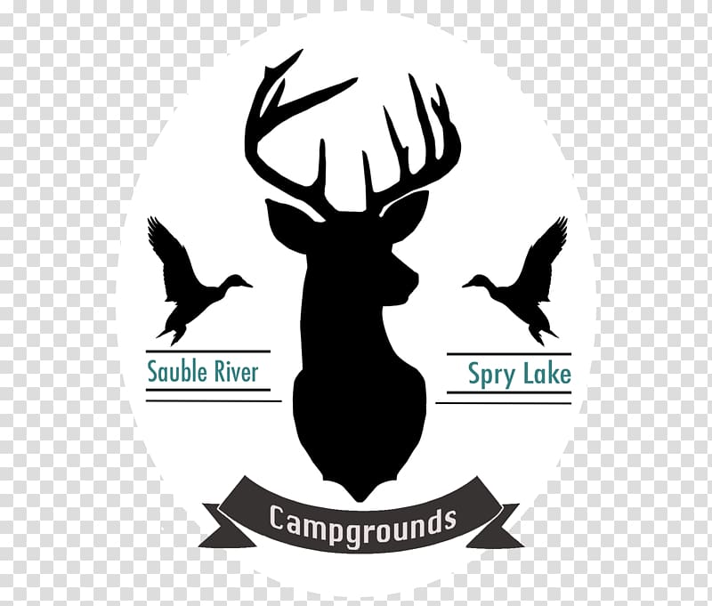 Deer Antler Silhouette Moose, rivers and lakes transparent background PNG clipart