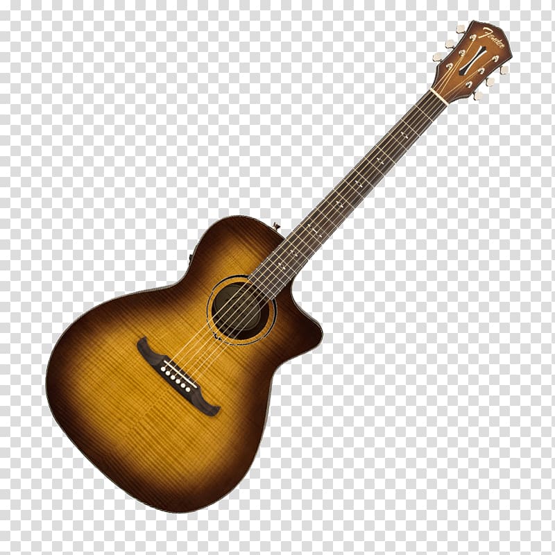 Acoustic guitar Squier Acoustic-electric guitar, Acoustic Guitar transparent background PNG clipart