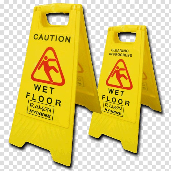 Wet floor sign Floor cleaning Warning sign, cleaning tools transparent background PNG clipart