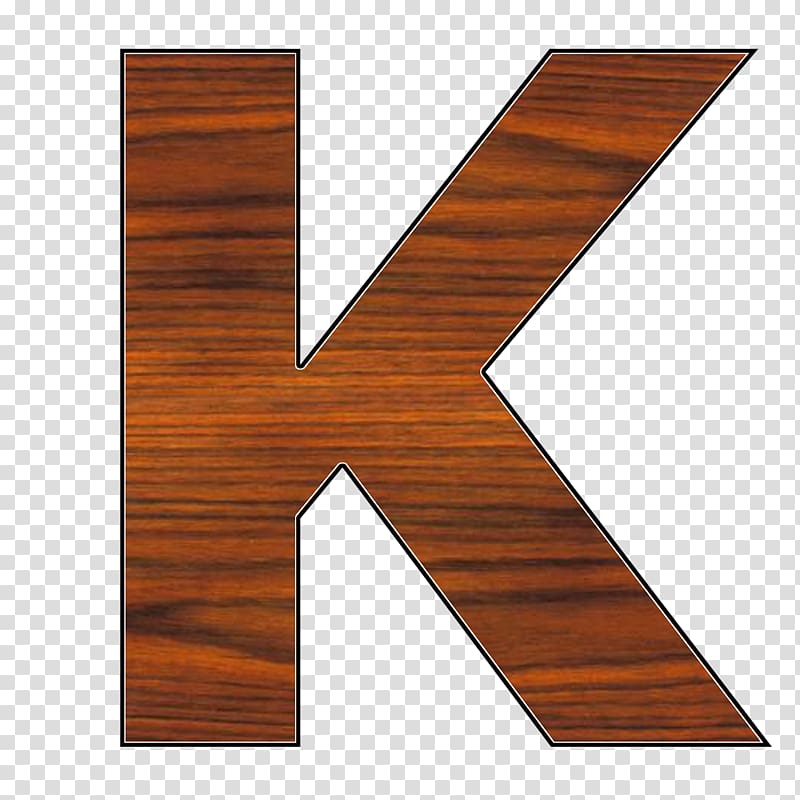 Alphabet Letter K Library, wood letter transparent background PNG clipart