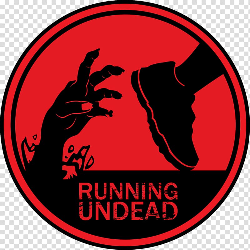 The Zombie Survival Guide Zombies, Run! Zombie walk Logo, tombstone with zombie hand transparent background PNG clipart