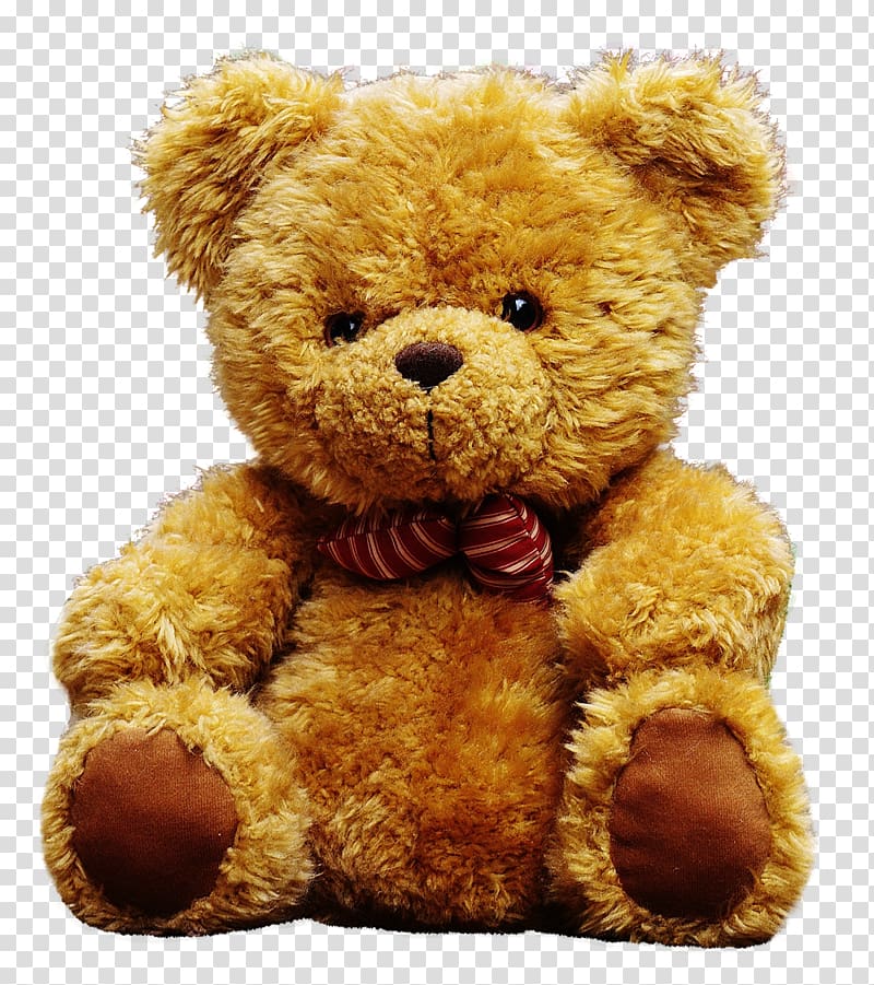 brown bear plush toy, Teddy bear, Teddy Bear transparent background PNG clipart