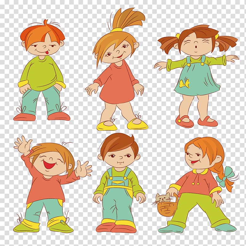 Cartoon Drawing, Children transparent background PNG clipart