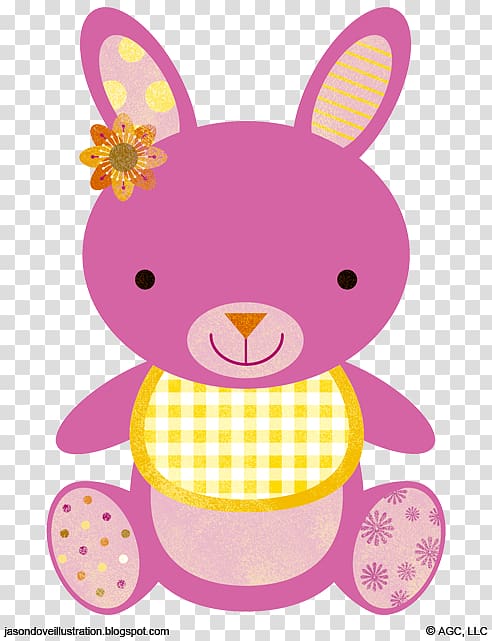 Paper Rabbit Easter Bunny , bunny baby transparent background PNG clipart