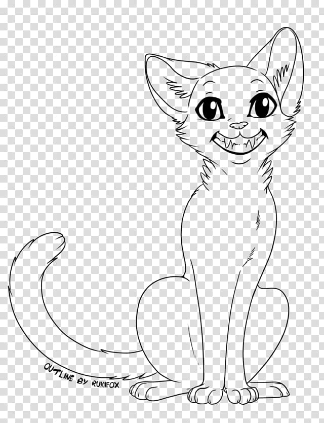 Whiskers Domestic short-haired cat Warriors Drawing, Cat transparent background PNG clipart