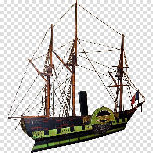 Brigantine Ship Barque Caravel Baltimore Clipper, Ship transparent background PNG clipart