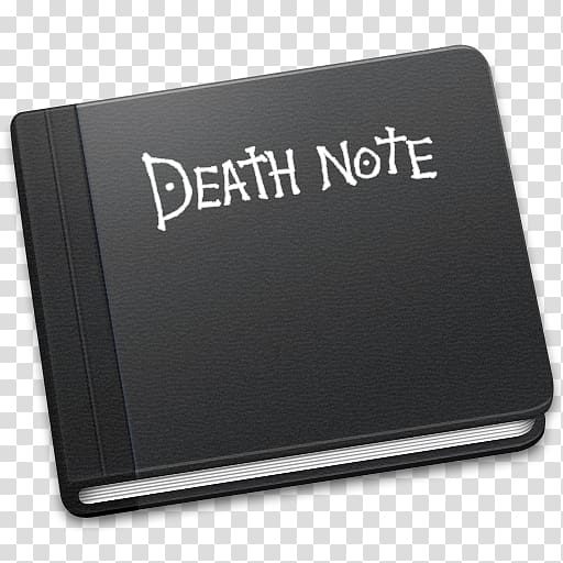 Death Note book, electronic device brand multimedia font, Death Note transparent background PNG clipart