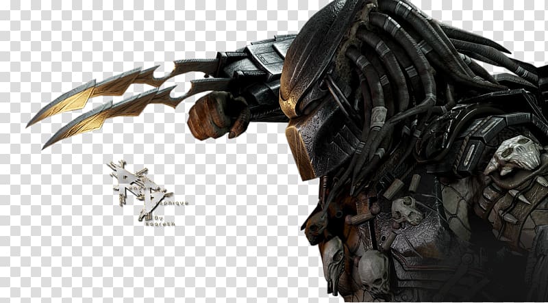 Mortal Kombat X Predator Leatherface Alien Fatality, Predator Pic transparent background PNG clipart