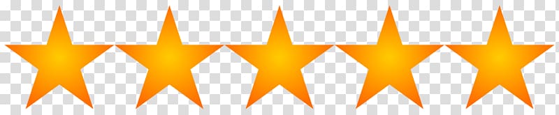 five yellow starts illustration, Stars Voting 5 Stars transparent background PNG clipart