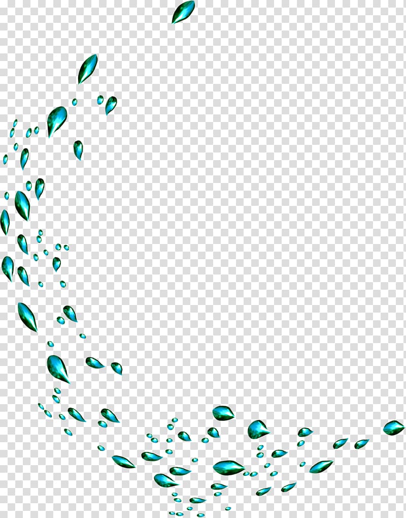 Green Drop Computer Software Water, ocean watercolor transparent background PNG clipart