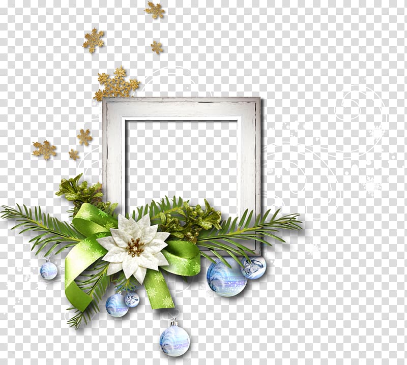 Frames Flower , winter transparent background PNG clipart