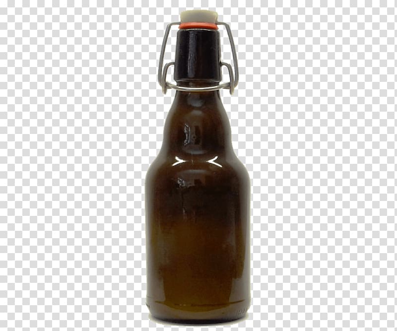 amber glass bottle illustration, Vintage Beer Bottle transparent background PNG clipart