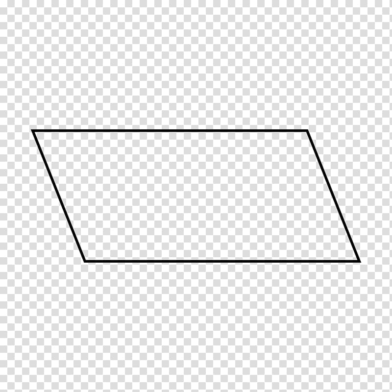 Parallelogram Geometry Area Line Shape, rectangle shape transparent background PNG clipart