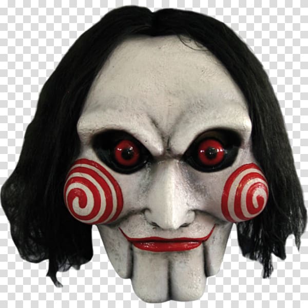 Mask Headgear Character Clown Horror, jigsaw transparent background PNG clipart
