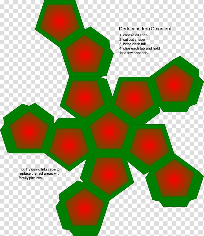 Dodecahedron Platonic solid Cuboctahedron Net Angle, others transparent background PNG clipart