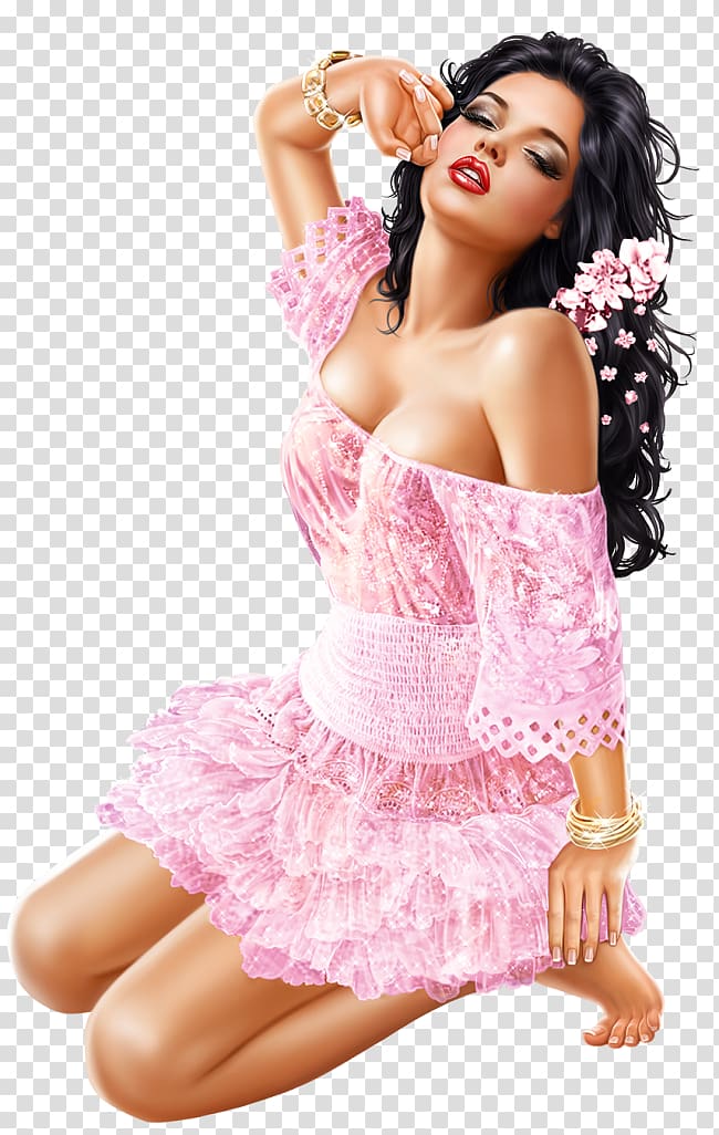 Woman Drawing Dress Girl, woman transparent background PNG clipart